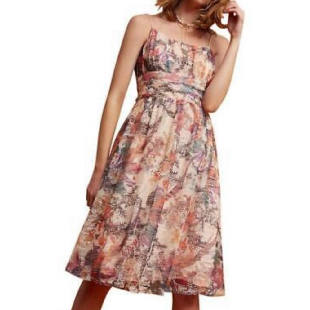 NWT Anthropologie Maeve McKenzie Floral Dress